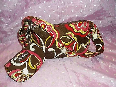  VERA BRADLEY SHOULDER BAG / PURSE W/ ID & COIN PURSE ATTACHED  Brown/Red Patte • $10