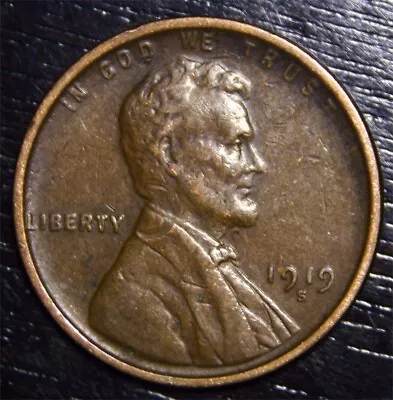 1919 S Lincoln Wheat Penny • $0.57