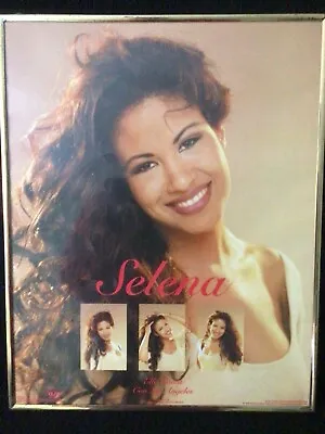 Vintage 1995 Original Selena Quintanilla Framed Poster © Q Productions • $200