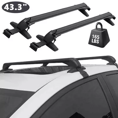 For VW MK5 MK6 MK7 Top Roof Rack Cross Bar Cargo Luggage Carrier Lock Aluminum • $82.95