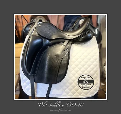 Täkt TSD-10 Dressage Saddle. 17” MW • $1999