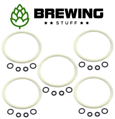 £6.70 • Buy Corny Keg Lid O-Rings Lid, Post, Dip Tube Kit Beer Cornelius Ball Lock Silicon