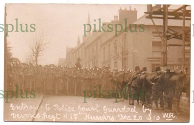 £42 • Buy Miners Strike Postcard Devon Regt Pontypridd Glam South Wales Real Photo 1910