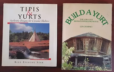 Yurt Building Books X 2 Tipis & Yurts Mongolian Round House Design Construction  • $62