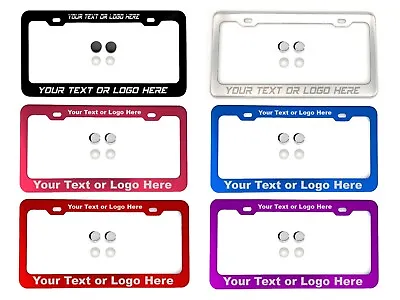 Personalize Saab License Plate Frame Laser Engraved On Aluminum • $9.99