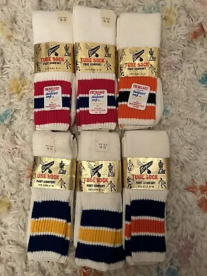 Superspun Vintage Tube Socks 70s Lot Of 6 Pairs NWT • $79.99