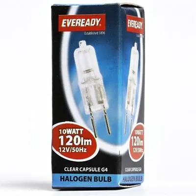 £2.99 • Buy Eveready G4 G9 Halogen Bulb Capsule 10W 14W 20W 25W 33W 40W Lamp Light 220v 12v 