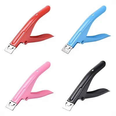 Professional False Nail Tip Cutter Clipper Slicer Nails Edge Salon Tip Trimmer • £2.39