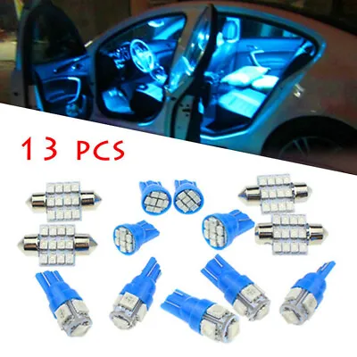 $9.49 • Buy 13x Auto Car Interior LED Lights Dome License Plate Lamp 12V Kit Accessories 8k