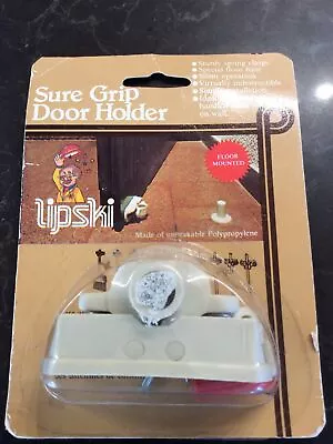 Vintage Lipski Sure Grip Door Holder Floor Mounted Unbreakable Made In Israel • $28.88