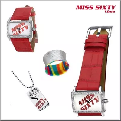 Authentic MISS SIXTY Ladies Fashion Watch Jewelry Collection Set  • $99