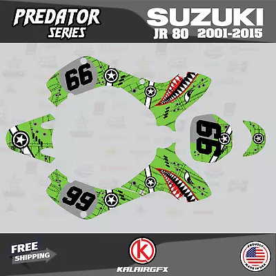 $144.77 • Buy Graphics Kit For SUZUKI JR80 (2001-2015) JR 80  PREDATOR-green