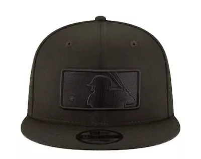 Men's New Era 9Fifty MLB Batterman Logo Blackout Basic Snapback Hat - New • $30