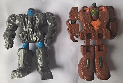 Vintage Rock Lords Magmar & Granite Bandai Tonka 1985 Action Figures • $28