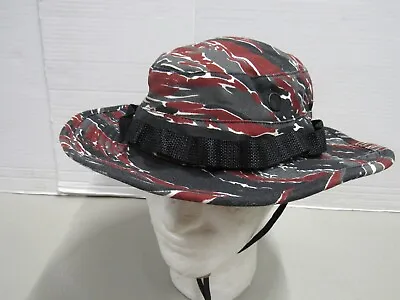 Vintage Red Tiger Stripe Urban Camo Boonie Hat Propper International 1998 NOS • $19.95