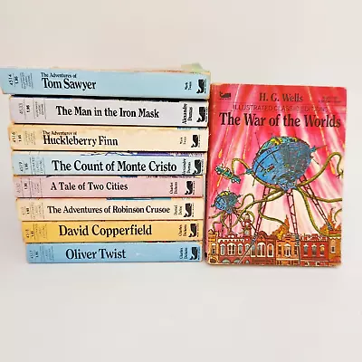 Moby Books Illustrated Classic Editions Mini Pocket Editions Lot Of 9 Paperbacks • $25.95