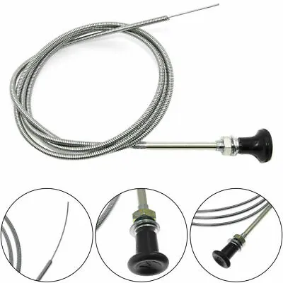 8ft. Universal Control Push Pull Throttle Choke Cable For 60122 Tractor Mower • $11.50