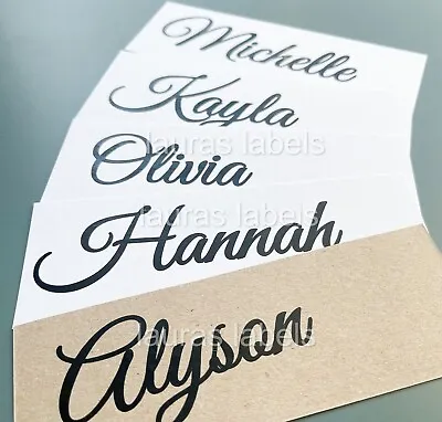 Personalised Name Sticker Vinyl Decal Water Bottle Wine Glass Hen Do Wedding 2 • £2.75