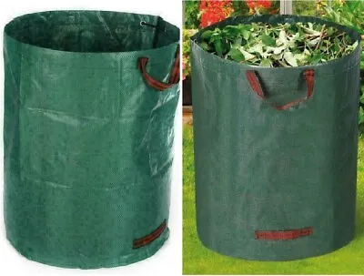 £23.85 • Buy 300,200 L Reusable Waterproof Garden Waste Sack Bags Rubbish Grass Leaf Bin Bag