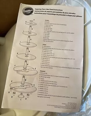 WILTON Towering Tiers Cake Stand 6 Levels Tower Or Separate EUC • £110.83