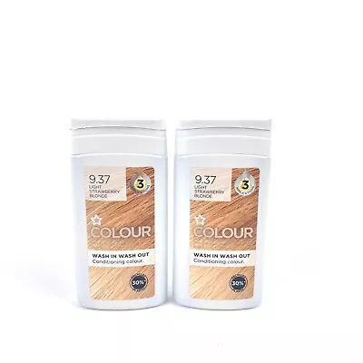 2 X Light Strawberry Blonde Colour Wash In Wash Out Conditioning Colour -9.37 • £11.40