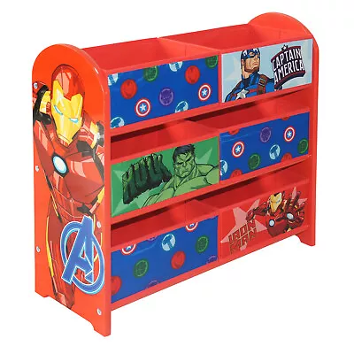 Marvel Avengers Multicoloured Storage Unit With 6 Storage Boxes For Kids • £74.99