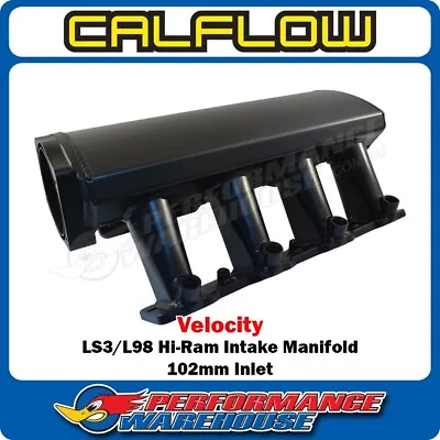 Velocity LS3 L98 Hi-Ram Fabricated Aluminium Intake Manifold 102mm Black 7637BK • $511.66