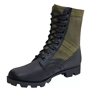 Rothco Jungle Boots - 8 Inch Olive Drab Black # 5080 • $45.99