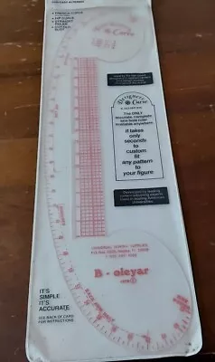 Designer's Curve Sewing Ruler B. Oleyar Vintage 1976 DC904 Alterations 4 In 1 • $20