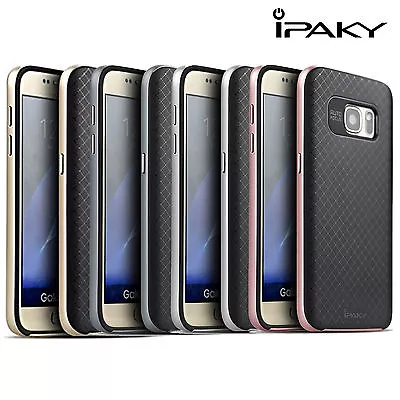 Genuine IPaky Hybrid Bumper TPU Rubber Case Cover For Samsung Galaxy S7/S7 Edge • $8.99