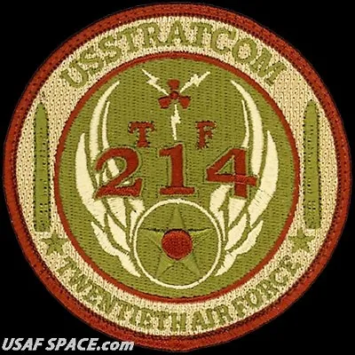 Usaf Usstratcom -force 214- Land-based Intercontinental Ballistic Missile Patch • $8.95