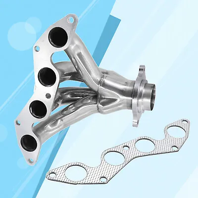 Stainless Steel Exhaust Header For Honda Civic EX 2001-2005 1.7L D17A2 L4-4 SOua • $72.18