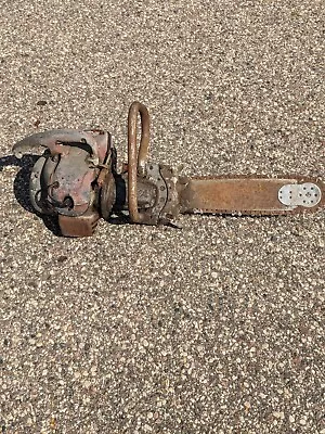 Vintage 50s MALL GASOLINE ENGINE CHAINSAW MODEL 12A CHAIN SAW  • $225