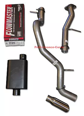 Fits 01-06 Tahoe Yukon Mandrel Bent Exhaust W/ Flowmaster Super 44 Muffler • $289.95