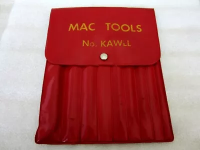 Vintage MAC Tools 8pc SAE Long Hex Key Set KAWLL Made In USA • $16.96