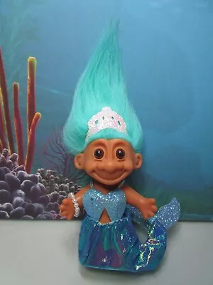 MERMAID (#1)  - 5  Russ Troll Doll - Aqua Hair - NEW - Rare • $77.95