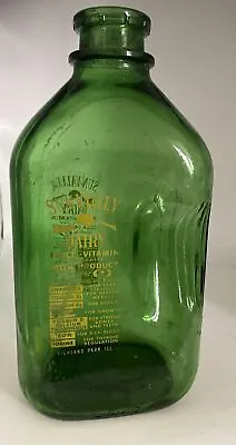 Vintage SUN VALLEY DAIRY Half Gallon Milk Bottle Highland Park Illinois • $16.99