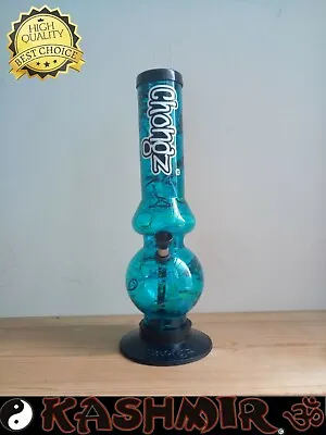 Chongz  Groove Noodle  Ice Acrylic Tobacco Bong Water Pipe 30cm -Choose Color • £21