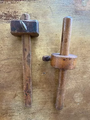 Vintage Mortise Wood Marking Gauge Scribe Lot Of 2 Woodworking Carpenter Tools • $22.99