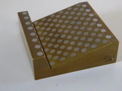 MAGNETIC TRANSFER ANGLE BLOCK BRASS W/STEEL PINS 15 Degree 3x3x1  • $159.99