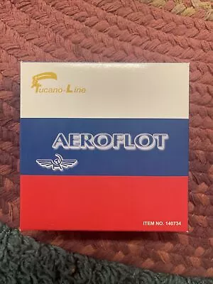 Aeroflot Tucano-Line 1/400 Diecast Model Plane Item No. 140734 • $25