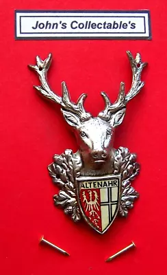 Altenahr Stags Head Walking / Hiking Stick Badge / Mount Lot X • £4.99