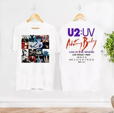 U2 UV Achtung Baby Shirt Live At Sphere U2 Band Tour 2024 Shirt New New • $34.99