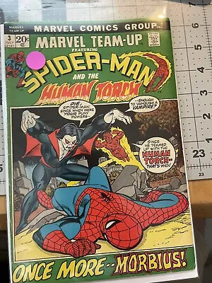 Marvel Team-Up #3   3d App. Morbius  1972. Combined Shipping • $35