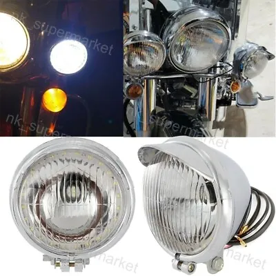 $57.80 • Buy Driving LED Headlight Spot Light For Yamaha V Star 650 950 1100 Custom Classic