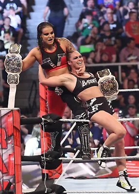 RONDA ROUSEY & SHAYNA BASZLER 8x10 COLOR PHOTO ROH ECW WWE NXT AEW IMPACT 50 • $7.96