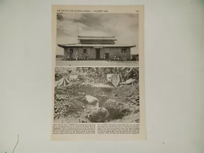 Guadalcanal Marines Trenches 1942 World War 2 WW2 Picture Sheet • $16