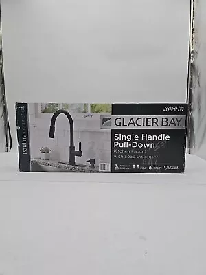 Glacier Bay Paulina Single-Handle Pull-Down Sprayer Kitchen Fauce In Matte Black • $53.99