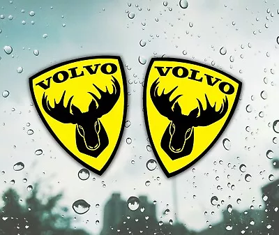 Fits For Volvo  Moose Head Car  Decal Sticker Left Right Exterior Sticker 2X  • $7