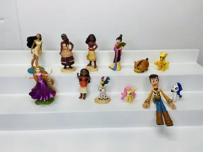 Disney Moana And Toy Story Figures PVC Cake Toppers My Little Pony Lot • $14